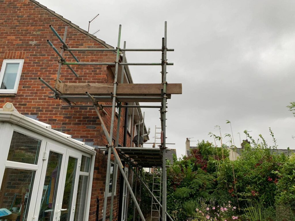 8ft return scaffold, Daltons Place, Arundel, West Sussex, BN18 2