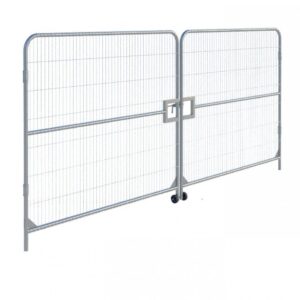 Heras fence mesh vehicle gate