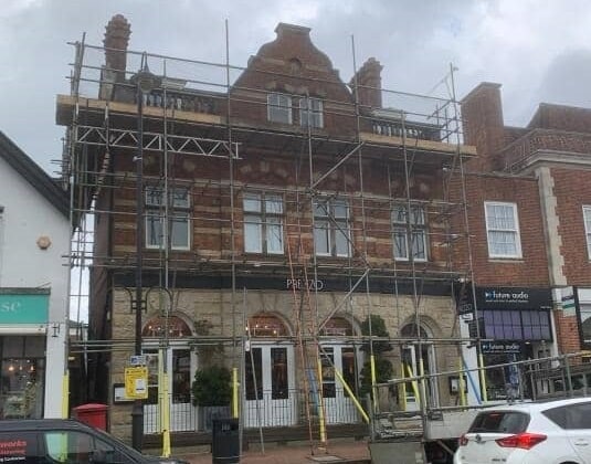 Commercial scaffolding