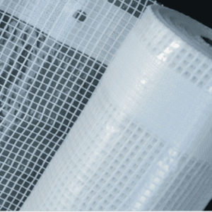 Fire retardant scaffold sheeting 45m roll – white flame-resistant mesh netting for scaffolding protection and debris containment