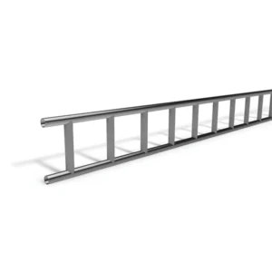 Galvanised steel ladder beam with 305mm depth, showing ladder-style rungs and durable construction for scaffolding spans.