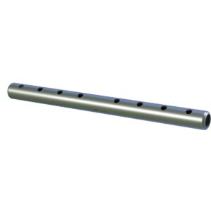 Asterix HD 8 Hole Spigot – heavy-duty 8-hole steel connector for joining scaffolding beams in temporary roofing and construction setups