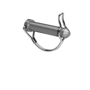 Spring Pin M12 x 60 Round used in beam spigot connection, securing alloy or scaffold beams for stable structural joints in construction and temporary roofing systems